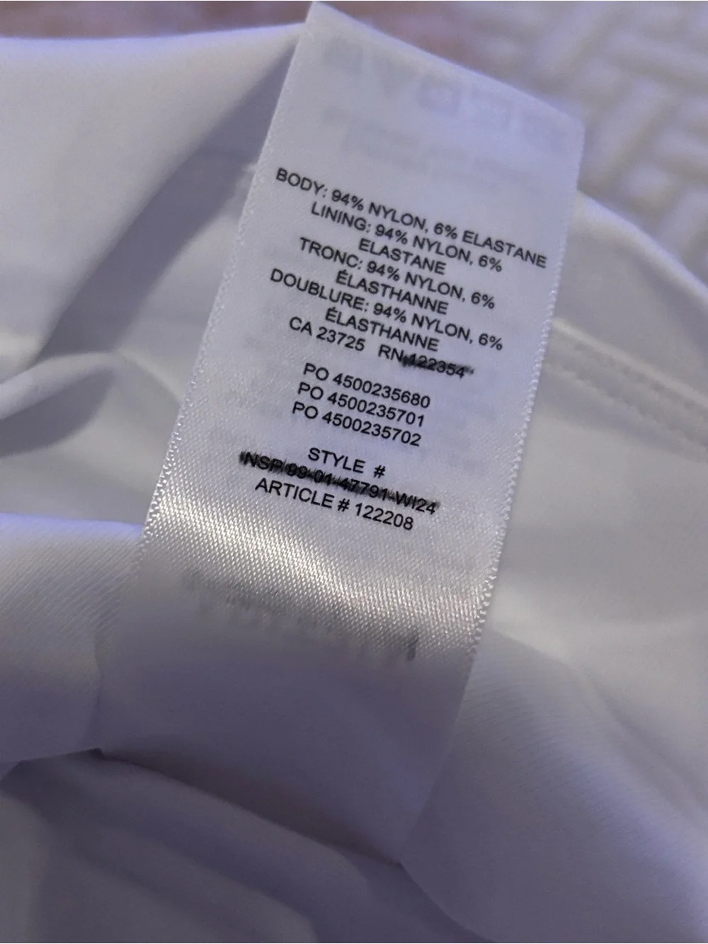 New without Tags - Aritzia Women Body Contour Flourish Long sleeve - Picture 9 of 9
